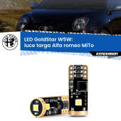 0 Luce Targa LED Alfa romeo MiTo 2008 - 2018: T10 GoldStar T10 (W5W) Goldstar Coppia LED Canbus Next Gen