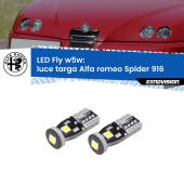 0 Luce Targa LED Alfa romeo Spider 916 1995 - 2005: W5W Fly W5W: Lampadine LED Fly 6000k (Coppia)