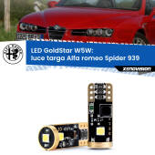 0 Luce Targa LED Alfa romeo Spider 939 2006 - 2010: T10 GoldStar T10 (W5W) Goldstar Coppia LED Canbus Next Gen