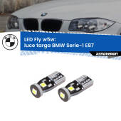 0 Luce Targa LED BMW Serie-1 E87 2003 - 2012: W5W Fly W5W: Lampadine LED Fly 6000k (Coppia)
