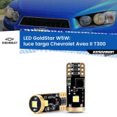 0 Luce Targa LED Chevrolet Aveo II T300 2011 - 2021: T10 GoldStar T10 (W5W) Goldstar Coppia LED Canbus Next Gen