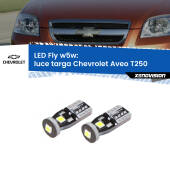 0 Luce Targa LED Chevrolet Aveo T250 2005 - 2011: W5W Fly W5W: Lampadine LED Fly 6000k (Coppia)