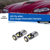 0 Luce Targa LED Chevrolet Camaro  1998 - 2002: W5W Fly W5W: Lampadine LED Fly 6000k (Coppia)