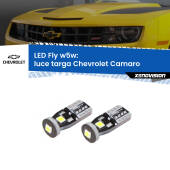 0 Luce Targa LED Chevrolet Camaro  2011 - 2015: W5W Fly W5W: Lampadine LED Fly 6000k (Coppia)