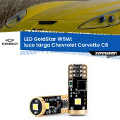 0 Luce Targa LED Chevrolet Corvette C6 2005 - 2013: T10 GoldStar T10 (W5W) Goldstar Coppia LED Canbus Next Gen