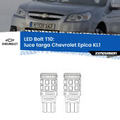0 Luce Targa LED Chevrolet Epica KL1 2005 - 2011: T10 Bolt T10: LED Bolt 6000k (Coppia)