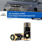 0 Luce Targa LED Chevrolet Epica KL1 2005 - 2011: T10 GoldStar T10 (W5W) Goldstar Coppia LED Canbus Next Gen