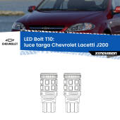0 Luce Targa LED Chevrolet Lacetti J200 2002 - 2009: T10 Bolt T10: LED Bolt 6000k (Coppia)