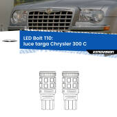 0 Luce Targa LED Chrysler 300 C  2004 - 2012: T10 Bolt T10: LED Bolt 6000k (Coppia)