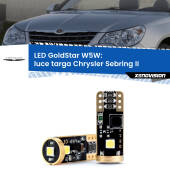 0 Luce Targa LED Chrysler Sebring II 2007 - 2010: T10 GoldStar T10 (W5W) Goldstar Coppia LED Canbus Next Gen