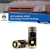 0 Luce Targa LED Citroën Berlingo 1996 - 2007: T10 GoldStar T10 (W5W) Goldstar Coppia LED Canbus Next Gen