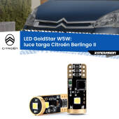 0 Luce Targa LED Citroën Berlingo II 2008 - 2017: T10 GoldStar T10 (W5W) Goldstar Coppia LED Canbus Next Gen