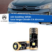 0 Luce Targa LED Citroën C4 Aircross 2010 - 2018: T10 GoldStar T10 (W5W) Goldstar Coppia LED Canbus Next Gen