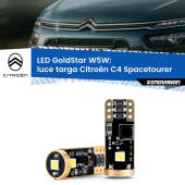 0 Luce Targa LED Citroën C4 Spacetourer  2018 in poi: T10 GoldStar T10 (W5W) Goldstar Coppia LED Canbus Next Gen