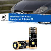0 Luce Targa LED Citroën C8 2002 - 2010: T10 GoldStar T10 (W5W) Goldstar Coppia LED Canbus Next Gen