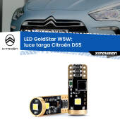 0 Luce Targa LED Citroën DS5  2011 - 2015: T10 GoldStar T10 (W5W) Goldstar Coppia LED Canbus Next Gen