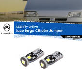 0 Luce Targa LED Citroën Jumper 1999 - 2002: W5W Fly W5W: Lampadine LED Fly 6000k (Coppia)