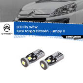 0 Luce Targa LED Citroën Jumpy II 2006 - 2015: W5W Fly W5W: Lampadine LED Fly 6000k (Coppia)