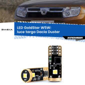 0 Luce Targa LED Dacia Duster 2010 - 2016: T10 GoldStar T10 (W5W) Goldstar Coppia LED Canbus Next Gen