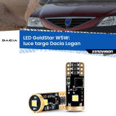 0 Luce Targa LED Dacia Logan  2004 - 2011: T10 GoldStar T10 (W5W) Goldstar Coppia LED Canbus Next Gen