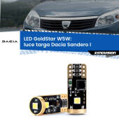 0 Luce Targa LED Dacia Sandero I 2008 - 2012: T10 GoldStar T10 (W5W) Goldstar Coppia LED Canbus Next Gen