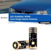 0 Luce Targa LED Dacia Solenza 2003 in poi: T10 GoldStar T10 (W5W) Goldstar Coppia LED Canbus Next Gen