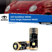 0 Luce Targa LED Daewoo Matiz 1998 - 2005: T10 GoldStar T10 (W5W) Goldstar Coppia LED Canbus Next Gen
