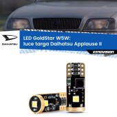 0 Luce Targa LED Daihatsu Applause II 1997 - 2000: T10 GoldStar T10 (W5W) Goldstar Coppia LED Canbus Next Gen