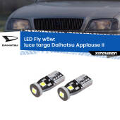0 Luce Targa LED Daihatsu Applause II 1997 - 2000: W5W Fly W5W: Lampadine LED Fly 6000k (Coppia)