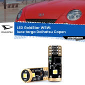 0 Luce Targa LED Daihatsu Copen 2003 - 2012: T10 GoldStar T10 (W5W) Goldstar Coppia LED Canbus Next Gen