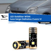 0 Luce Targa LED Daihatsu Cuore VI 2003 - 2007: T10 GoldStar T10 (W5W) Goldstar Coppia LED Canbus Next Gen