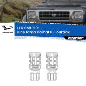 0 Luce Targa LED Daihatsu Fourtrak 1985 - 1998: T10 Bolt T10: LED Bolt 6000k (Coppia)