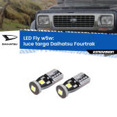0 Luce Targa LED Daihatsu Fourtrak 1985 - 1998: W5W Fly W5W: Lampadine LED Fly 6000k (Coppia)