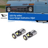 0 Luce Targa LED Daihatsu Hijet 1992 - 2005: W5W Fly W5W: Lampadine LED Fly 6000k (Coppia)