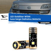0 Luce Targa LED Daihatsu Materia 2006 in poi: T10 GoldStar T10 (W5W) Goldstar Coppia LED Canbus Next Gen