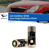 0 Luce Targa LED Daihatsu Sirion 2005 - 2008: T10 GoldStar T10 (W5W) Goldstar Coppia LED Canbus Next Gen