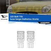 0 Luce Targa LED Daihatsu Storia 1998 - 2005: T10 Bolt T10: LED Bolt 6000k (Coppia)