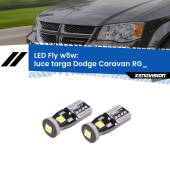 0 Luce Targa LED Dodge Caravan RG_ 2000 - 2007: W5W Fly W5W: Lampadine LED Fly 6000k (Coppia)