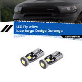0 Luce Targa LED Dodge Durango  2010 - 2014: W5W Fly W5W: Lampadine LED Fly 6000k (Coppia)