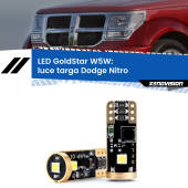 0 Luce Targa LED Dodge Nitro  2006 - 2012: T10 GoldStar T10 (W5W) Goldstar Coppia LED Canbus Next Gen