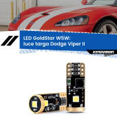 0 Luce Targa LED Dodge Viper II in poi: T10 GoldStar T10 (W5W) Goldstar Coppia LED Canbus Next Gen