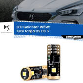 0 Luce Targa LED DS DS 5 2015 in poi: T10 GoldStar T10 (W5W) Goldstar Coppia LED Canbus Next Gen