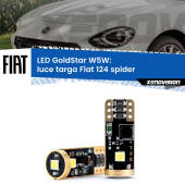 0 Luce Targa LED Fiat 124 spider 2016 in poi: T10 GoldStar T10 (W5W) Goldstar Coppia LED Canbus Next Gen