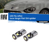 0 Luce Targa LED Fiat 124 spider 2016 in poi: W5W Fly W5W: Lampadine LED Fly 6000k (Coppia)