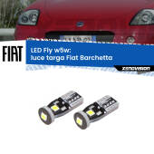0 Luce Targa LED Fiat Barchetta 1995 - 2005: W5W Fly W5W: Lampadine LED Fly 6000k (Coppia)