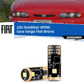 0 Luce Targa LED Fiat Brava  1995 - 2001: T10 GoldStar T10 (W5W) Goldstar Coppia LED Canbus Next Gen