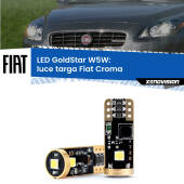 0 Luce Targa LED Fiat Croma  2005 - 2010: T10 GoldStar T10 (W5W) Goldstar Coppia LED Canbus Next Gen
