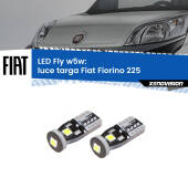 0 Luce Targa LED Fiat Fiorino 225 2008 - 2021: W5W Fly W5W: Lampadine LED Fly 6000k (Coppia)