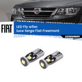 0 Luce Targa LED Fiat Freemont 2011 - 2016: W5W Fly W5W: Lampadine LED Fly 6000k (Coppia)
