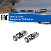 0 Luce Targa LED Fiat Marea  1996 - 2002: W5W Fly W5W: Lampadine LED Fly 6000k (Coppia)